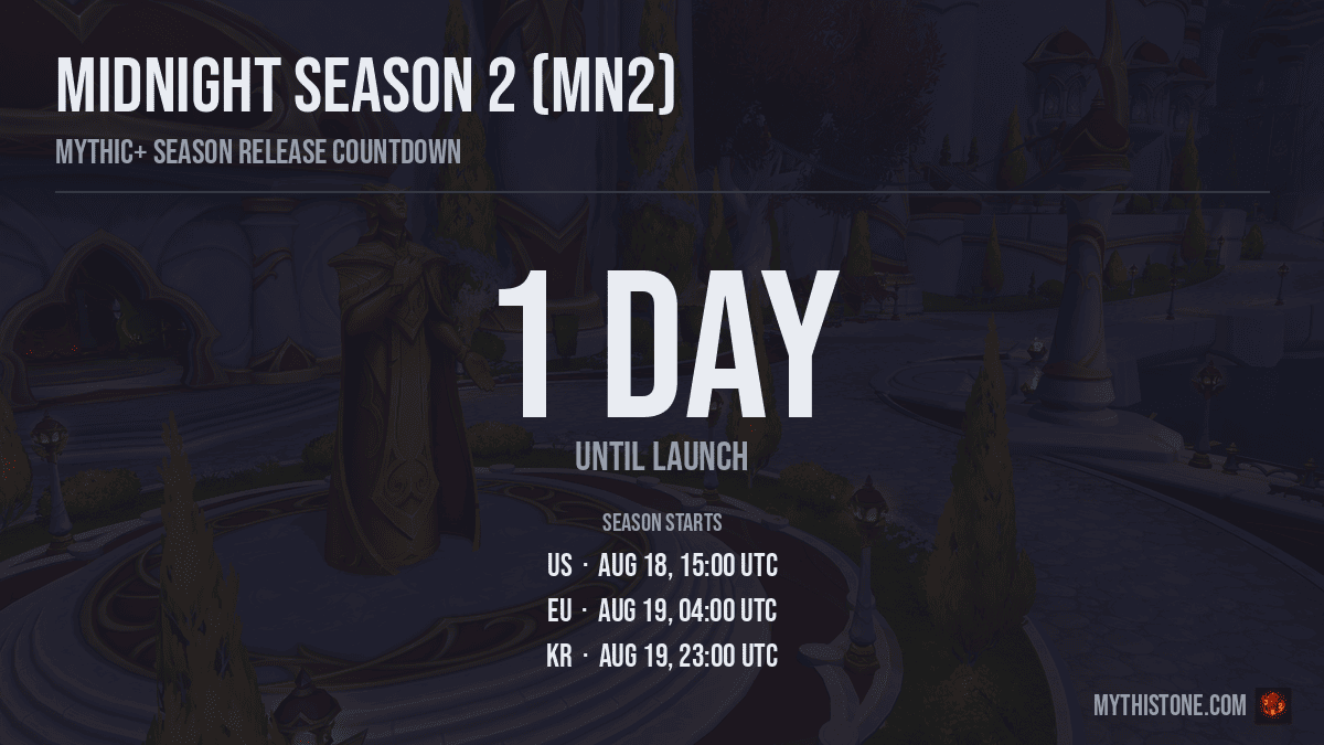 Midnight Season 2 (MN2) release countdown